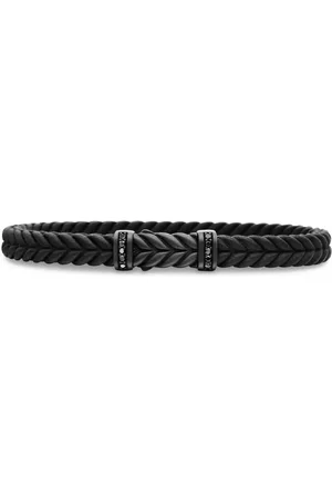 David Yurman Chevron braided diamond bracelet