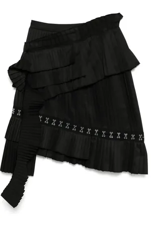 Rokh Broken pleated skirt