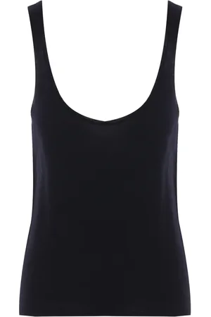 Saint Laurent Scoop-neck tank top