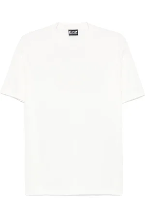 EA7 Flocked-logo T-shirt