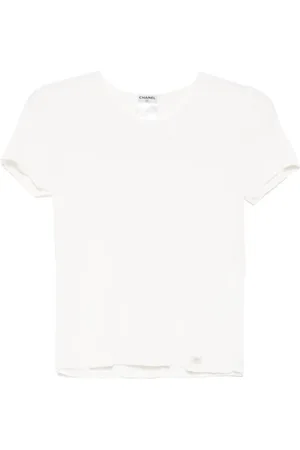 CHANEL 2002 ribbed shirt