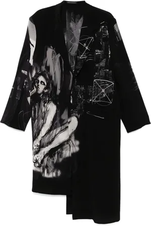 YOHJI YAMAMOTO Printed coat