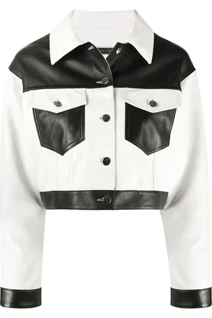 Giuseppe Zanotti Cropped colour block jacket