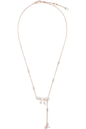 AGNÈS B. "wrapped in love" bow necklace