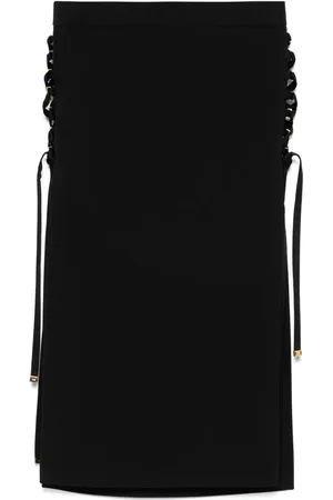 Elisabetta Franchi Lace-up skirt
