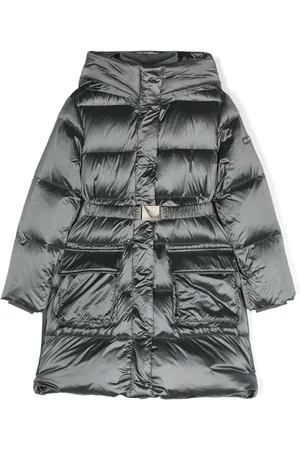 MONNALISA Hooded puffer midi coat