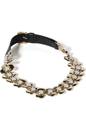 Miu Miu Logo-engraved belt