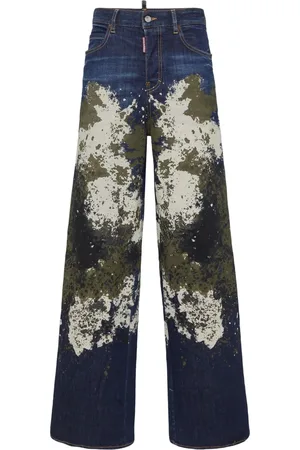 Dsquared2 Spray paint-print jeans