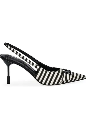 Msgm 90mm striped pumps