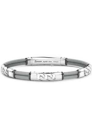 Zancan Engraved-logo bracelet