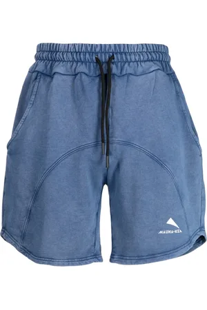 MAUNA KEA Logo-print drawstring-waistband shorts