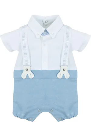 Lapin House Suspenders-detailing cotton-linen blend body