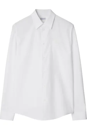 Burberry EKD-embroidered cotton shirt