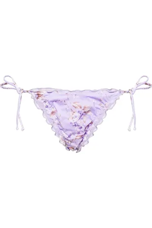 MC2 SAINT BARTH Floral-print bikini bottoms