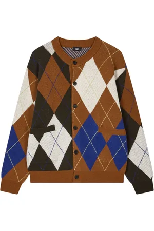 Studio Tomboy Argyle-pattern cardigan