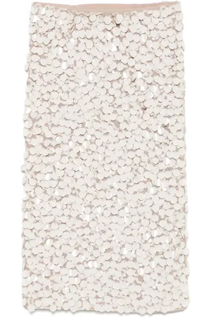 P.A.R.O.S.H. Sequinned midi skirt