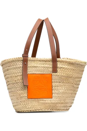 Loewe 2020 Large Raffia Basket Bag tote bag