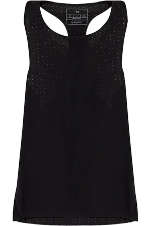 Y-3 Perforated-detail tank top