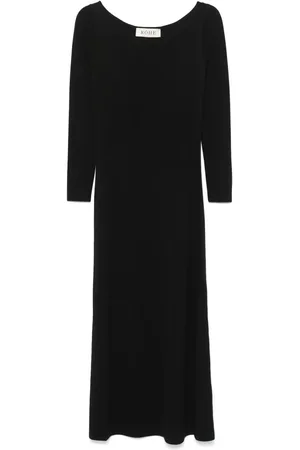 Rohe Off-shoulder knitted midi dress