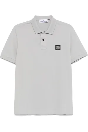 Stone Island Logo-patch polo shirt