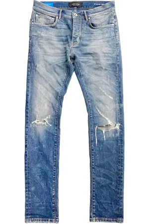 Purple Brand P005 Thrashed Tinted straight jeans