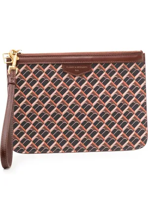 Tammy & Benjamin Monogram-patterned pouch