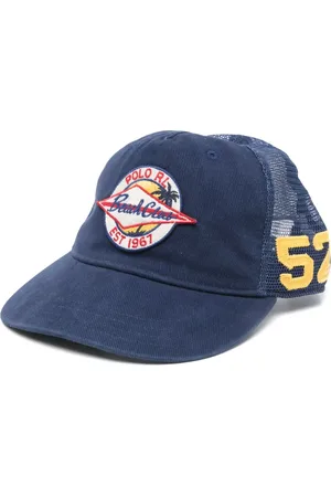 Ralph Lauren Logo-patch twill trucker cap