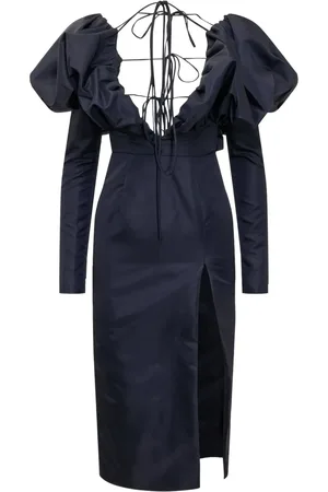 LAQUAN SMITH Puff midi dress