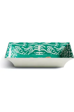 LISA CORTI Indian Tiger porcelain tray