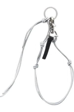 OUR LEGACY Logo-detail leather keyring