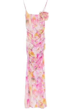 BLUMARINE Floral-print maxi dress