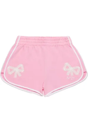 Nº21 Logo patch shorts