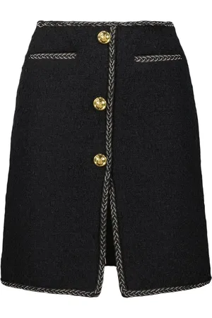Giambattista Valli High-waisted tweed mini skirt