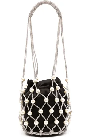 ROSANTICA Crystal embellishment bag