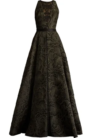 Tadashi Shoji Darana floral-jacquard gown