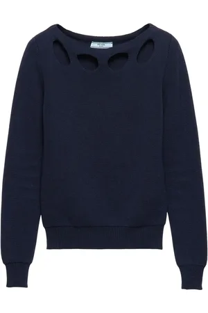 Prada Cotton boat-neck sweater