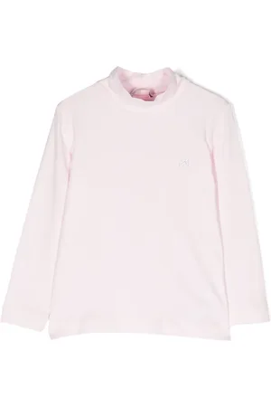 MONNALISA Logo-embellished high-neck top