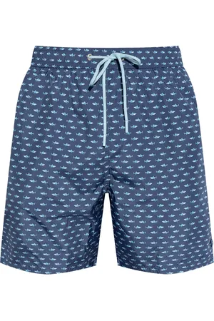 Paul & Shark Shark-print swim shorts