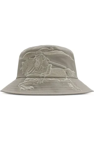 Burberry Equestrian Knight-embroidered bucket hat
