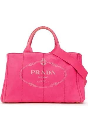 Prada 2010-2024 Canvas Canapa Logo satchel