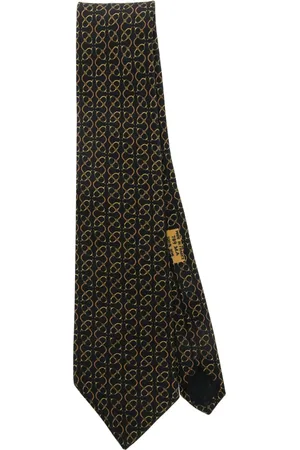 Hermès 2010s silk tie