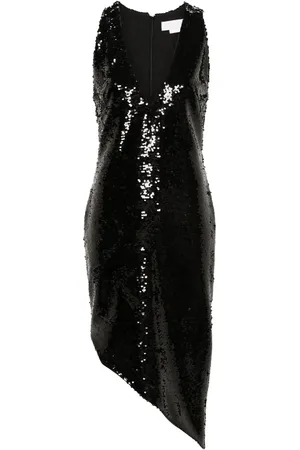 GENNY Sequin-embellished midi dress