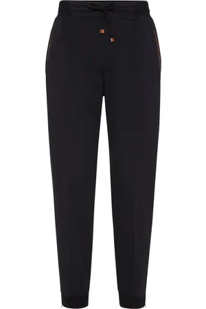 Brunello Cucinelli Pipe-detail track pants