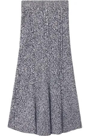 Stella McCartney Mouline m??lange ribbed-knit skirt