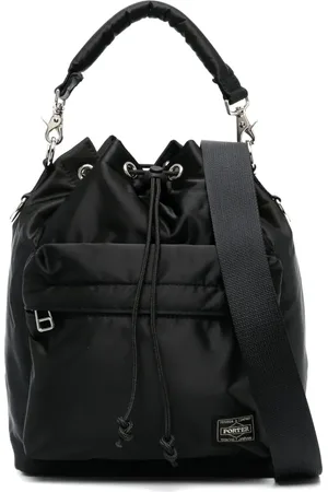 PORTER-YOSHIDA & CO Balloon logo-patch tote bag