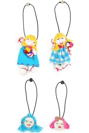 AMIR SLAMA Doll-appliqu?? hair tie