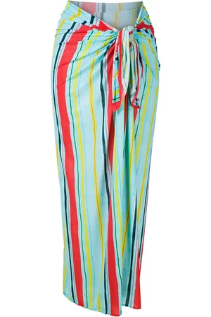 AMIR SLAMA Striped beach skirt