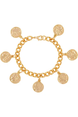Susan Caplan 1990s medallion charm bracelet