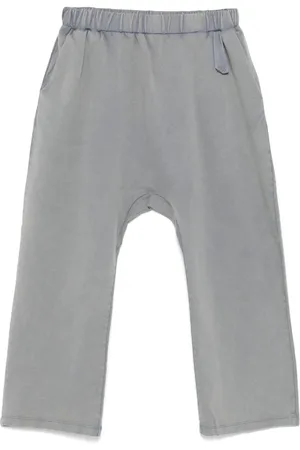 DOUUOD KIDS Logo-patch track pants
