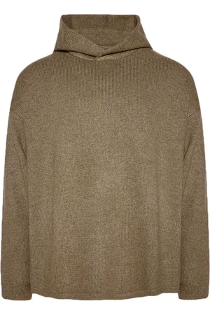 FEAR OF GOD Logo-patch knitted hoodie